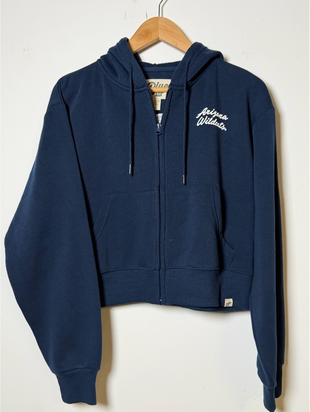 Blue 84 Arizona Wildcats Navy Full Zip Hoodie women’s medium NWT
